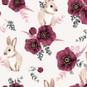 05 - Lapin parmi les fleurs